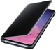 Оригинальный защитный смарт Чехол-книжка Samsung Clear View Cover (S-view Flip) для Samsung Galaxy S10e (G970) Black EF-ZG970CBEGRU - изображение 2