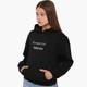 Худи женский Больше чем (More below) Черный (8921-1284) S - изображение 3