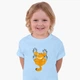 Дитяча футболка Гарфілд (Garfield) (25186-1944) 158-164 см Бавовна Блакитний - зображення 4