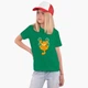 Детская футболка Гарфилд (Garfield) (25186-1944) 122-128 см Хлопок Зеленый - изображение 3