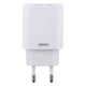 СЗУ Remax RP-U35 Dual USB Charger кабель Lightning Білий - зображення 1