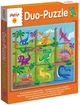 Игровой набор LISCIANI GIOCHI LUDATTICA деревянный DUO DINOSAURS 49936 - изображение 1