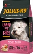 Сухой гипоаллергенный корм для взрослых собак высшего качества Julius-K9 LAMB and RICE Adult С ягненком и рисом 12 кг (5998274312590) - изображение 1