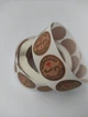 Наклейки Hand made 25 мм. 10 штук. коричневые (019) - изображение 2