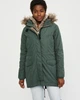 Парка женская - парка зимняя Abercrombie & Fitch AF4667W XS Зеленый - изображение 1
