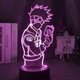 Настільний світильник-нічник Какаші Хатаке читає - Naruto настільна 3D Лампа PUBG16 Квітів (12784) - зображення 2