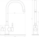 Смеситель для кухни Globus Lux SUS-0333-1 комбинированный под ОСМОС - изображение 3