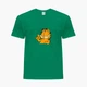 Детская футболка Гарфилд (Garfield) (25186-1945) 146-152 см Хлопок Зеленый - изображение 1