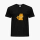 Детская футболка Гарфилд (Garfield) (25186-1945) 146-152 см Хлопок Черный - изображение 1