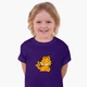 Детская футболка Гарфилд (Garfield) (25186-1945) 146-152 см Хлопок Фиолетовый - изображение 4