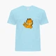 Детская футболка Гарфилд (Garfield) (25186-1945) 146-152 см Хлопок Голубой - изображение 1