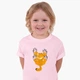 Детская футболка Гарфилд (Garfield) (25186-1944) 158-164 см Хлопок Розовый - изображение 4