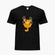 Детская футболка Гарфилд (Garfield) (25186-1944) 122-128 см Хлопок Черный - изображение 1