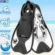 Спортивные ласты для плаванья VelaSport Starfish (38/39) для дайвинга, снорклинга, бассейна, подводной охоты с Закрытой пяткой Детские и взрослые White - изображение 1