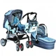 Універсальна коляска 2 в 1 NeoBaby NB704 блакитна - зображення 1