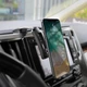 Автомобільний магнітний тримач телефону Borofone BH17 на центральну панель Black (BH17) - зображення 3