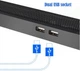 Подставка, столик для ноутбука с кулерами Laptop Cooler S18 с подсветкой до 17 дюймов + ЖК экран - изображение 5