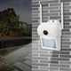 Современная Уличная IP камера видеонаблюдения с прожектором WiFi 2 мп UKC CAMERA D2 белая - изображение 2
