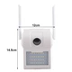 Современная Уличная IP камера видеонаблюдения с прожектором WiFi 2 мп UKC CAMERA D2 белая - изображение 8