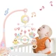 Музыкальный мобиль на кроватку Baby Bell Moon 3 в 1 с ночником, проектором и пультом управления розовый - изображение 2