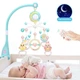 Музыкальный мобиль на кроватку Baby Bell Moon 3 в 1 с ночником, проектором и пультом управления голубой - изображение 2
