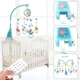 Музыкальный мобиль на кроватку Baby Bell Moon 3 в 1 с ночником, проектором и пультом управления голубой - изображение 4