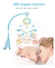 Музыкальный мобиль на кроватку Baby Bell Moon 3 в 1 с ночником, проектором и пультом управления голубой - изображение 7