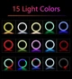 Цветная Разноцветная кольцевая LED лампа 30 см с держателем для смартфона UKC MJ33 RGB - изображение 9