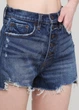 Шорты Abercrombie & Fitch AF8062W W25 Темно-синий - изображение 3