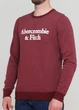 Свитшот мужской - свитшот Abercrombie & Fitch AF7671M M Бордовый - изображение 3