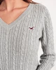 Светр жіночий - светр Hollister HC8814W XS Сірий - зображення 4