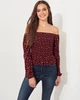 Женская блузка - блуза Hollister HC5353W M Бордовый - изображение 1