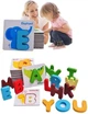 Деревянная головоломка для малышей игра с буквами Green Toy пазлы с английским алфавитом - изображение 5