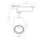 Светильник светодиодный трековый Horoz Electric Lyon-18 18 Вт 1170 Lm 4200K (018-020-0018) - изображение 2
