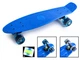 Скейтборд Пенни борд Penny Board 22" BLUE Синий Светящиеся колеса - изображение 1