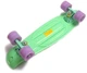 Скейтборд Пенни борд Penny Board 22" Pastel Series Mint Мятный Светящиеся колеса - изображение 6