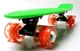 Скейтборд Пенни борд Penny Board 22" GREEN Зеленый Светящиеся колеса фиолетовые - изображение 4
