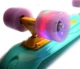 Скейтборд Пенни борд Penny Board 22" Pastel Series Turquoise Бирюзовый Светящиеся колеса - изображение 2