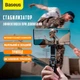 Трипод монопод беспроводной Baseus Lovely Uniaxial Bluetooth Folding Stand Selfie Gimbal Stabilizer селфи палка с функцией стабилизатора (BUG1) - зображення 5