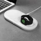 Бездротове зарядний пристрій Baseus Planet 2in1 cable Winder+Wireless Charger (Wireless Charging Quick Charger 12V/2A + USB Type-C 3A 1m) White (WXPL-B02) - зображення 6