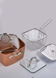Сковородка-фритюрниця квадратная с крышкой - изображение 6