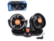 Автомобильный вентилятор 24V 4" Vitol HX-T304-1 10W двойной две скорости - изображение 4