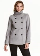 Пальто H&M XS серое (1095-247) - изображение 1