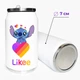 Термобанка Стич Лайк (Stitch Likee) 350 мл (31091-1596) термокружка термос из нержавеющей стали с трубочкой - изображение 6