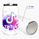 Термобанка ТикТок (TikTok) 350 мл (31091-1940) термокружка термос из нержавеющей стали с трубочкой - изображение 6
