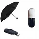 Карманный мини зонт в капсуле Umbrella черный - изображение 2