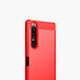 Чохол Lenuo Carbon Fiber для Sony Xperia 1 II Red - изображение 2