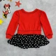Туника Minnie Mouse Disney для девочки 92 см Красная 11686 - изображение 2