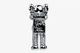 Дизайнерская игровая фигура Кавс Kaws Holiday Space Figure silver 30cм - изображение 2