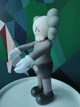 Дизайнерская игровая фигура Кавс Kaws Companion Five Years Later Grey серый 37 см - изображение 2
